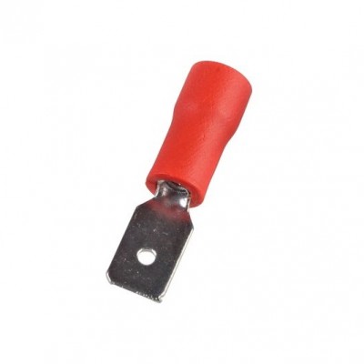 Ακροδέκτης Συρταρωτός Αρσενικός 0.5-1.0mm² 187mm Κόκκινος (Συσκ. 100τεμ.) MDD 1.25-187